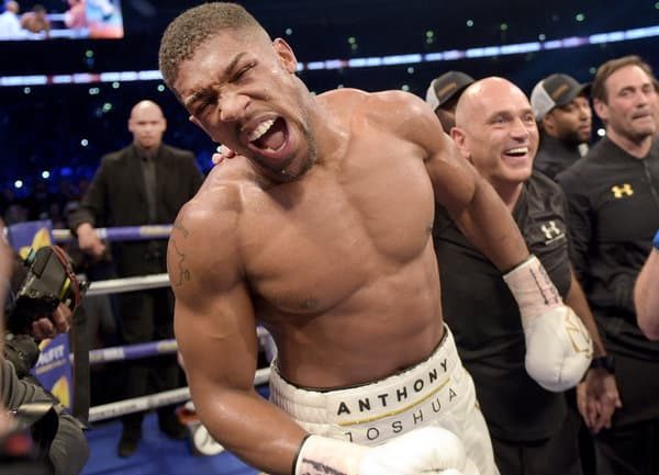 Anthony Joshua boxing fight win
