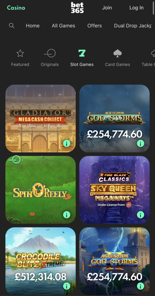 bet365 slots