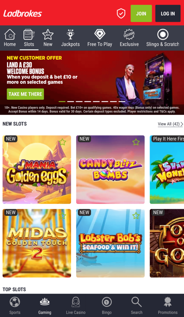 Ladbrokes Slots