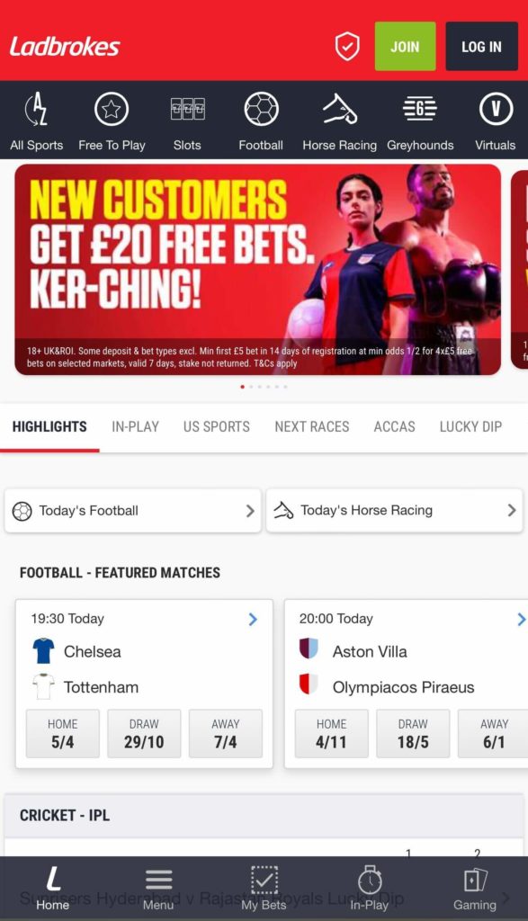 ladbrokes home page