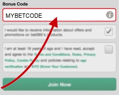 bet365 bonus code
