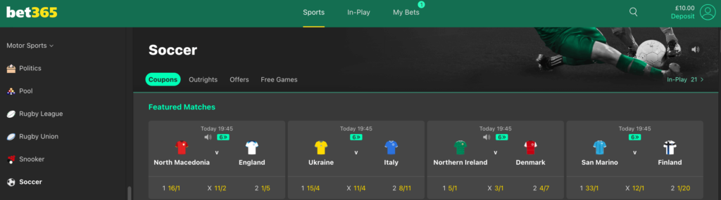 bet365 bonus code: TMG30 gets £30 free bets in December