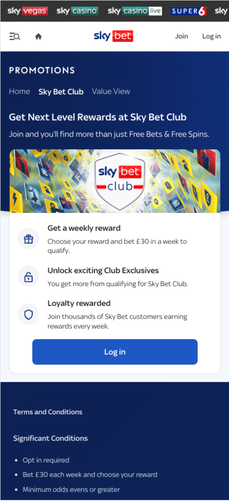 Sky Bet Club